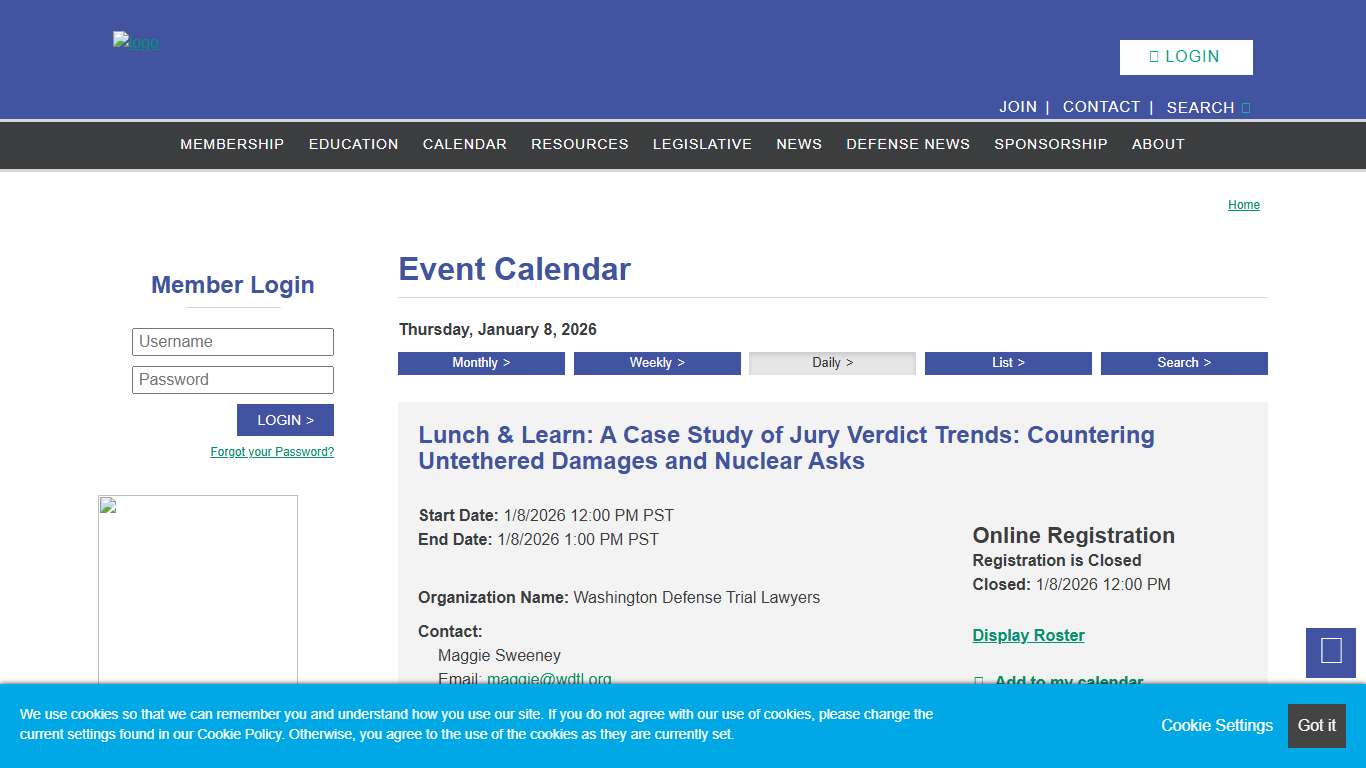 Lunch & Learn: A Case Study of Jury Verdict Trends: Countering Untethered Damages and Nuclear Asks